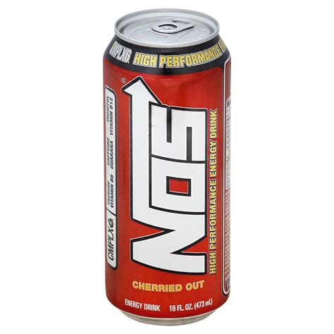 cherried out nos|NOS Energy Drink, High Performance, Cherried Out